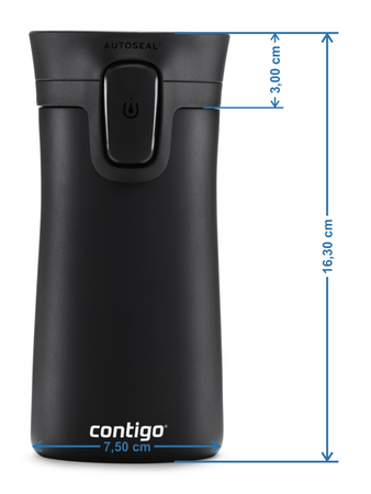 Kubek termiczny z grawerem Contigo Pinnacle 300ml - Matte Black