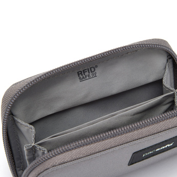 Portfel mały RFID Pacsafe - szary