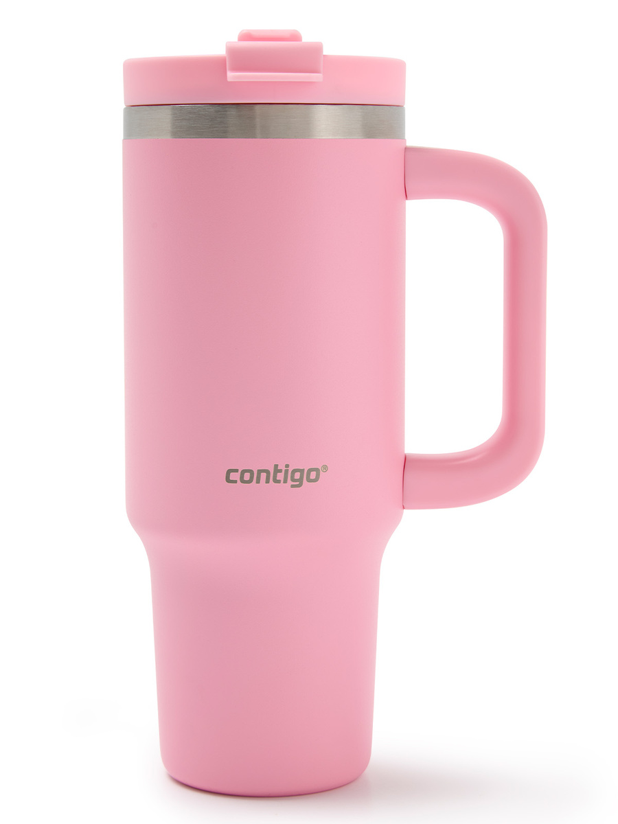 Kubek termiczny ze słomką Contigo Streeterville Tumbler Mini 880 ml - Strawberry Cream