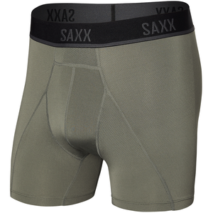 Bokserki do biegania męskie sportowe SAXX KINETIC HD Boxer Brief - szare