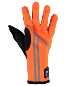 Ciepłe zimowe rękawiczki rowerowe Vaude Kuro - pomarańczowe