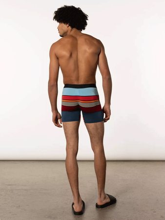 Bokserki męskie szybkoschnące SAXX VIBE  Boxer Brief pasy - wielokolorowe