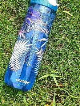 Butelka na wodę Contigo Ashland 720ml - niebieska "Hello Summer"