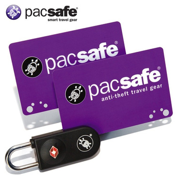 Kłódka do walizki otwierana na kartę Pacsafe Prosafe 750 - z systemem TSA