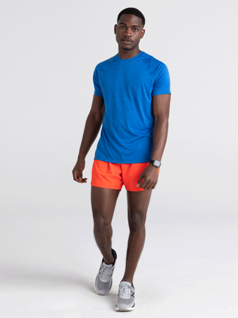 Koszulka treningowa męska sportowa do biegania SAXX AERATOR - niebieska