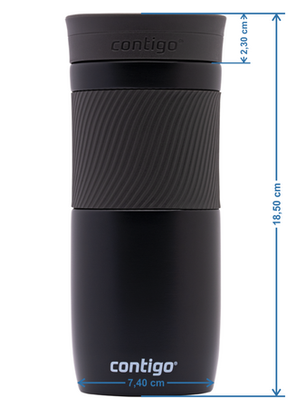Kubek termiczny Contigo Byron 470ml czarny - Tata