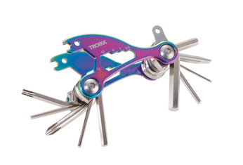 Narzędzie wielofunkcyjne BIKE MULTITOOL Troika - Wielokolorowy