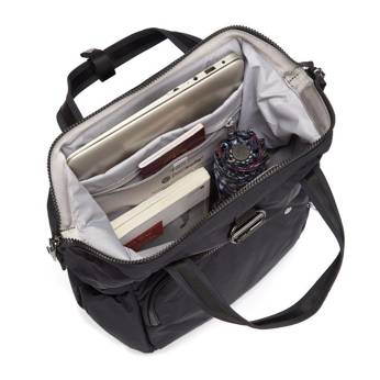Plecak damski na laptop, antykradzieżowy Pacsafe Citysafe CX 17 l CX Econyl® - czarny