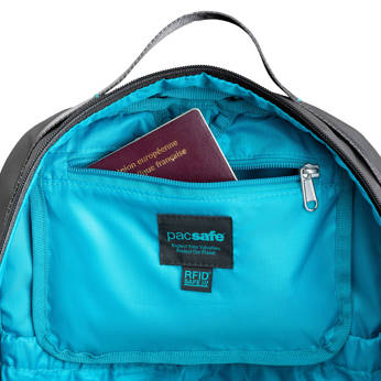Plecak wodoszczelny antykradzieżowy 12l Pacsafe ECO CX Econyl® - niebieski