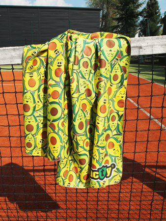 Ręcznik szybkoschnący z powłoką antybakteryjną dwustronny Dr.Bacty 60x130 – Avocado