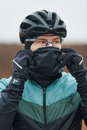 Rękawiczki rowerowe zimowe z palcami Vaude Posta - czarne