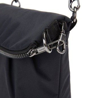 Rozkładana torebka damska antykradzieżowa Pacsafe Citysafe CX Econyl®- czarna
