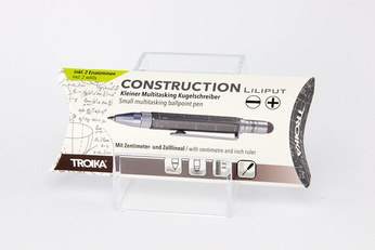 Wielozadaniowe pióro kulkowe TROIKA CONSTRUCTION LILIPUT - Grafitowe