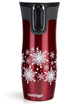 Kubek termiczny Contigo West Loop 470 ml Snow Stars - Czerwony